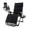 Adjustable Metal Zero Gravity Lounge Chair with Removable Cushion and Cup Holder Tray